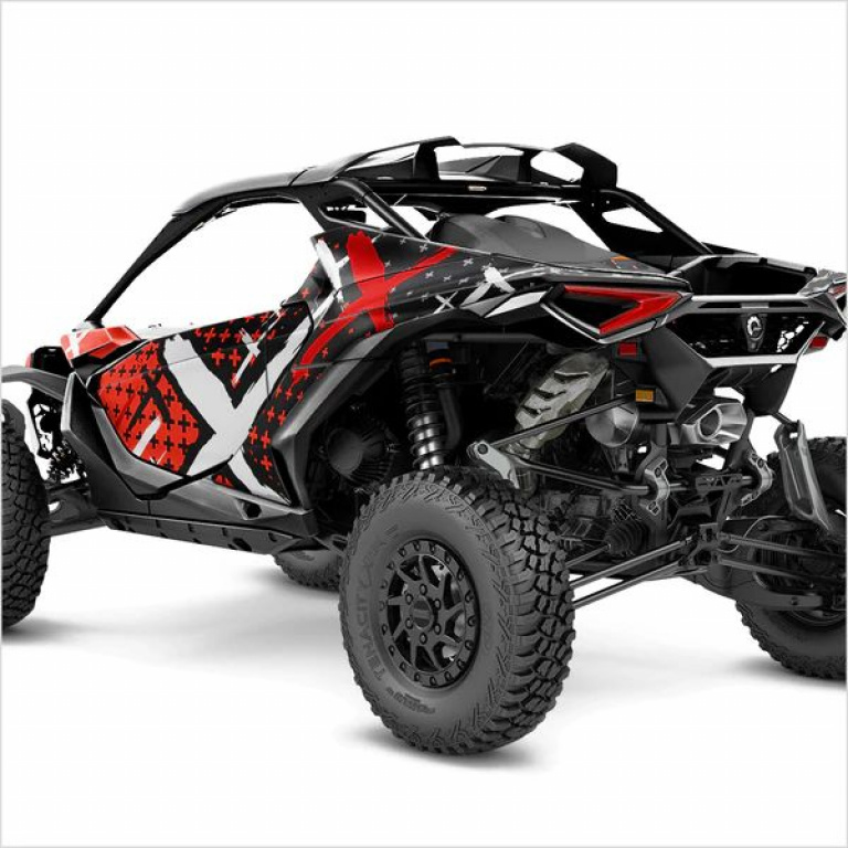 X-Design Red M Version for Can-Am Maverick R 2 Doors